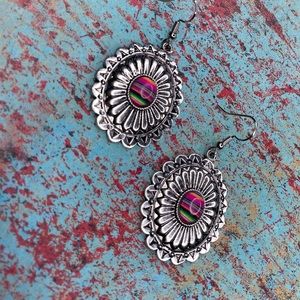 Western style earrings